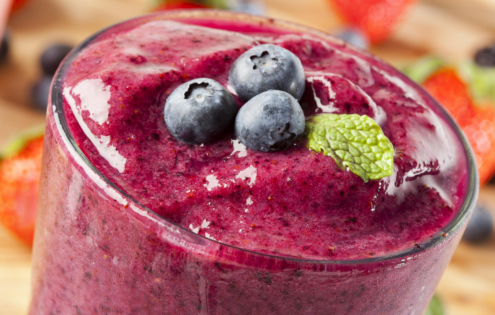 Banana And Blueberry Smoothie