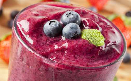Banana And Blueberry Smoothie